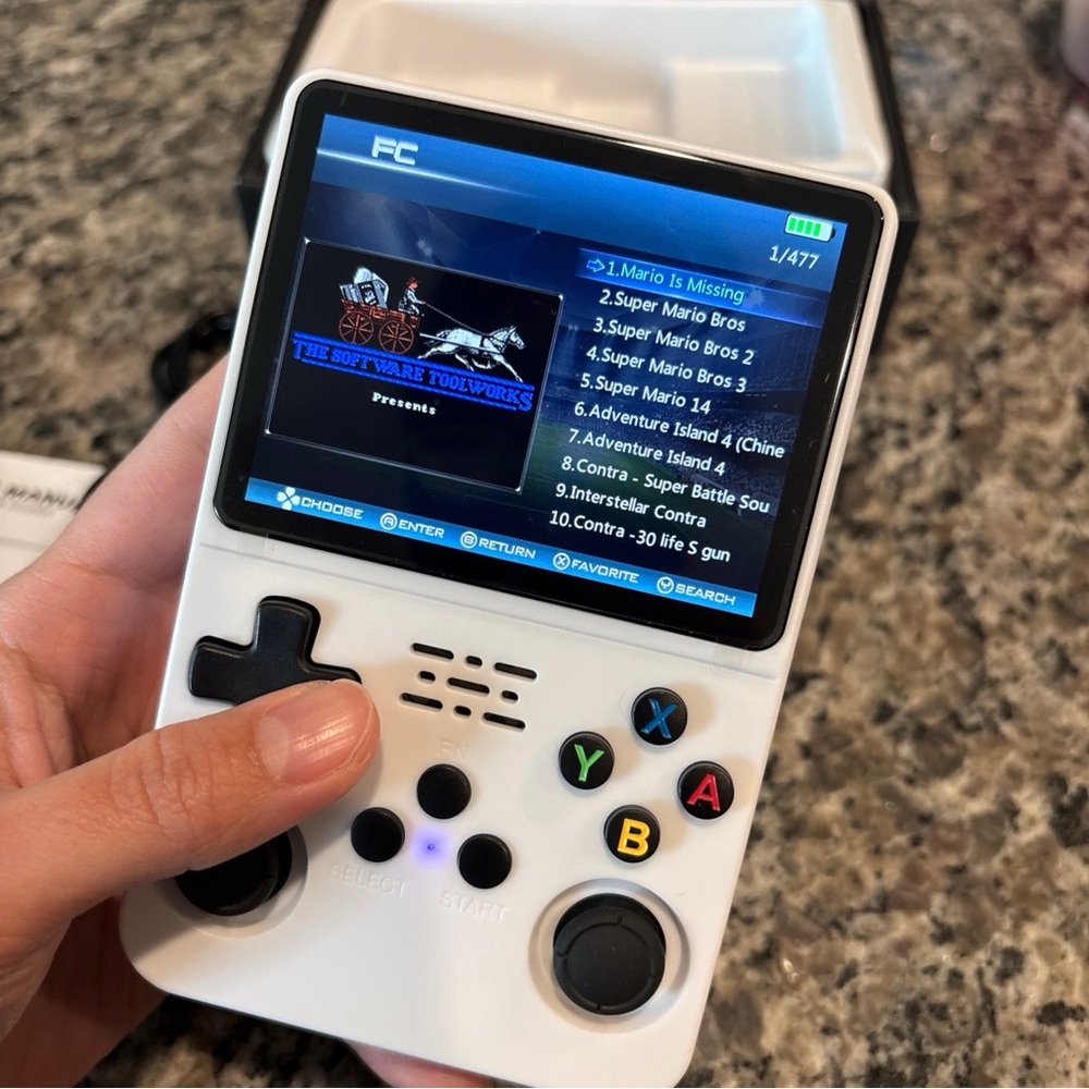 22K Games Retro Handheld Game Console 64GB- White NIB - Picture 3 of 10